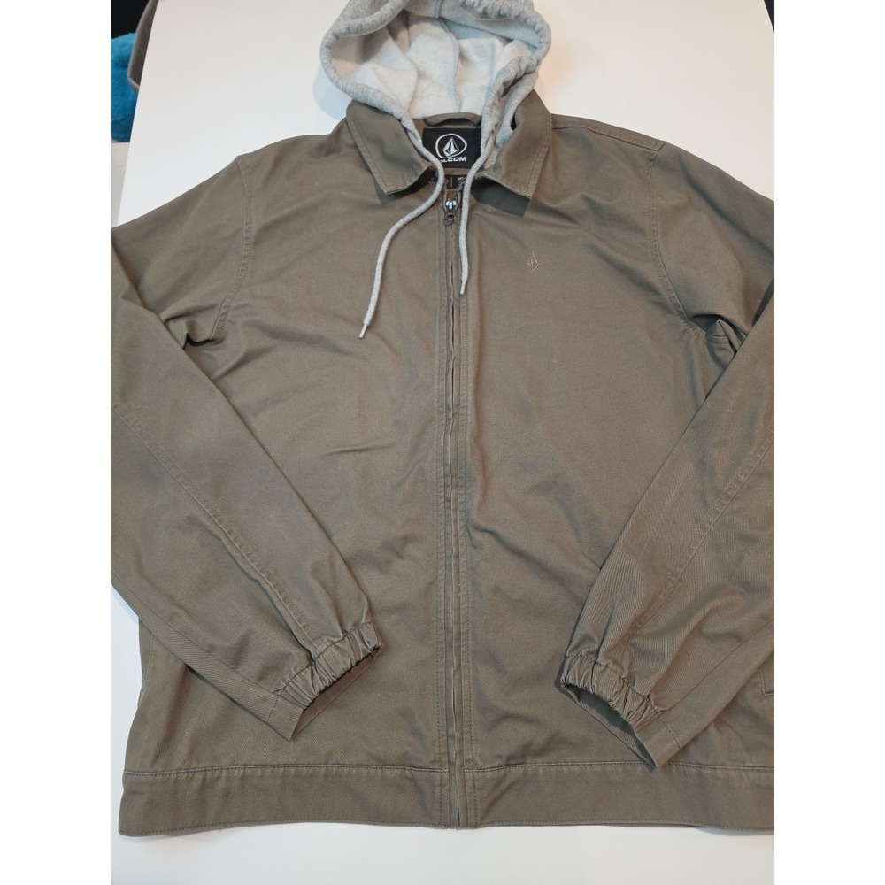 Men's Volcom Rexton Jacket Jacket Zip Up Hoodie Sz Large